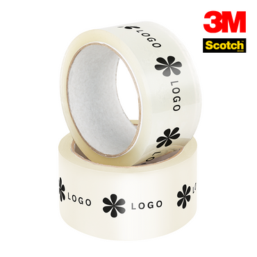 Taśma pakowa foliowa 3M Scotch 371 z nadrukiem własnym i logo 50 mm x 60 m