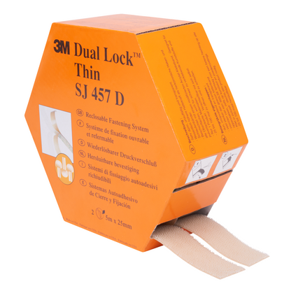 3M Dual Lock SJ4570 Industrial Fastener Transparent 25 mm (various lengths)