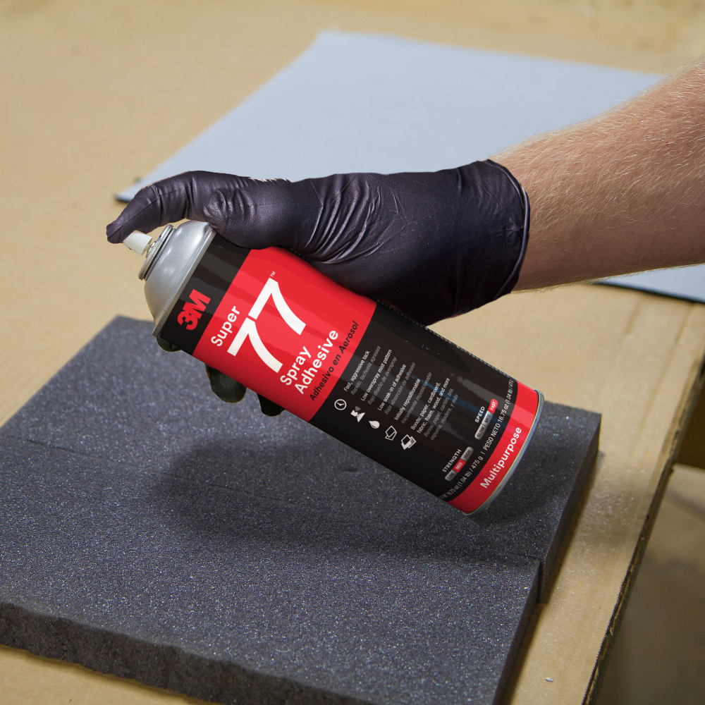 3M Super 77 Spray Adhesive Beige 500ml