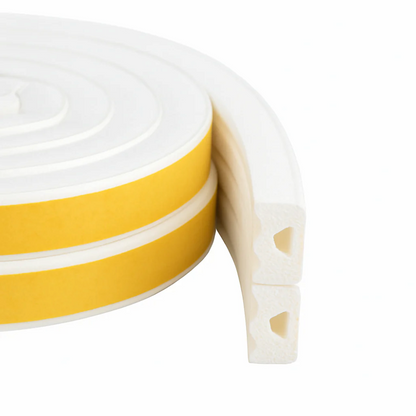Self-adhesive rubber gasket, Cello profile, 100 meters, 10x6 mm (various colors)