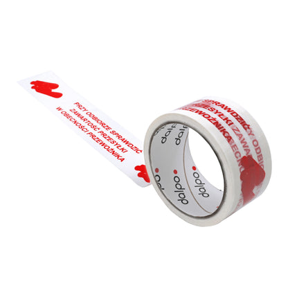 Tape with "Check contents" print 48 mm x 45 m