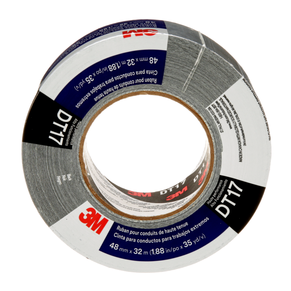 3M DT17 Super Strong Black Duct Tape 48 mm x 32 m