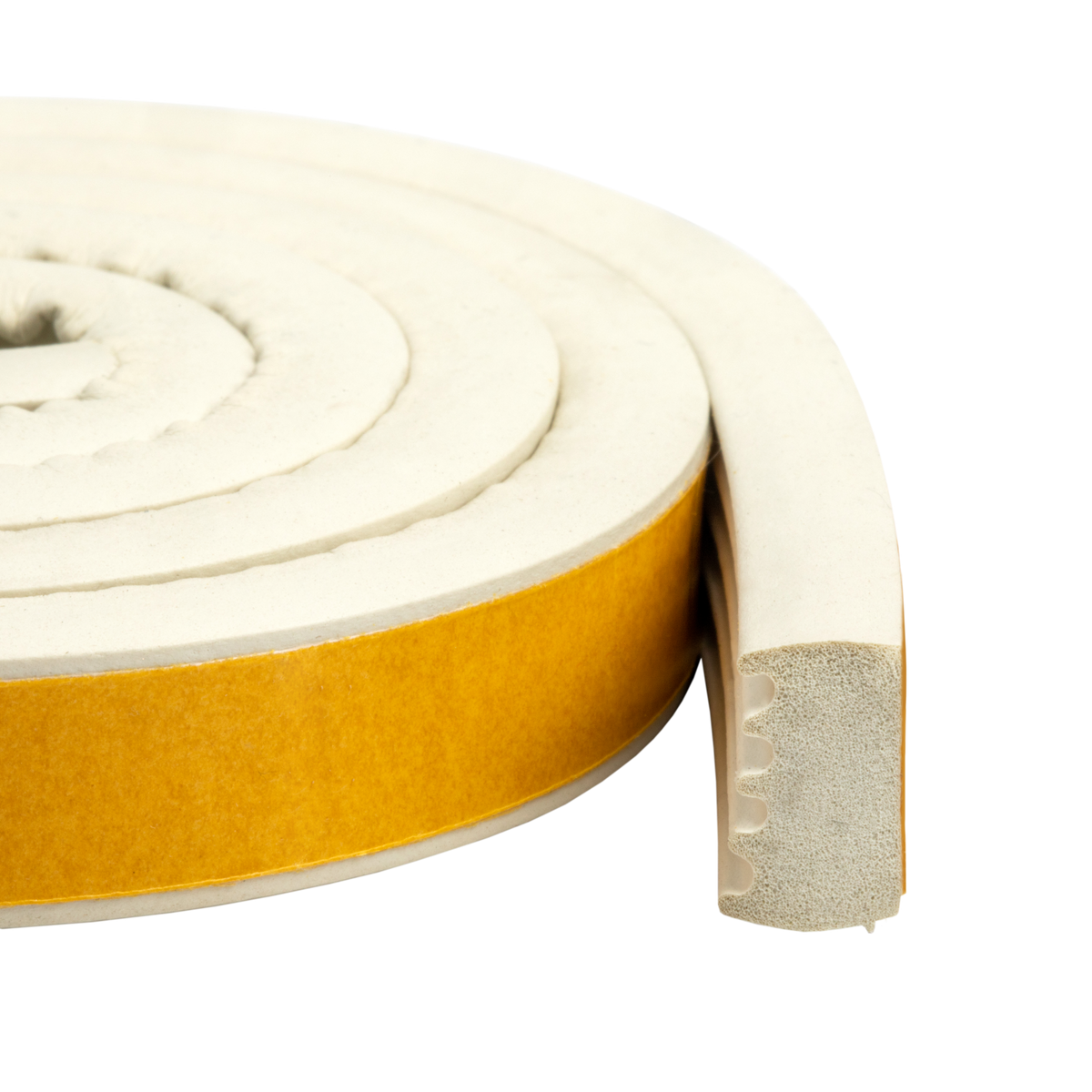 Self-adhesive rubber seal, universal UD profile, 15×8 mm (various colors and lengths)