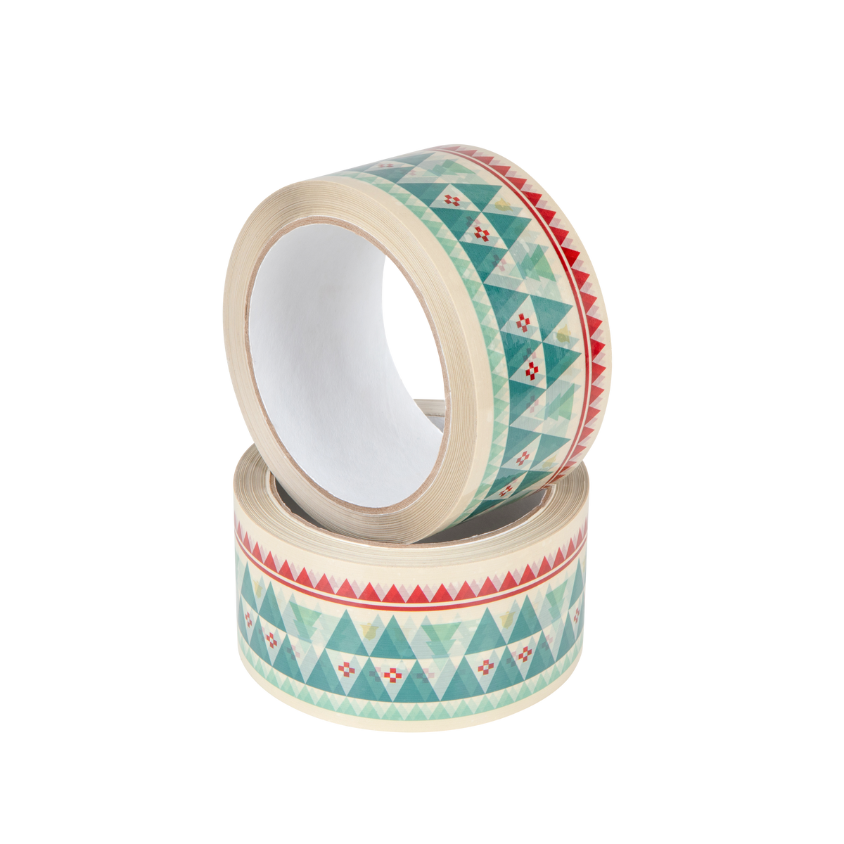 Acrylic silent tape with Christmas tree print - PHOTO HD