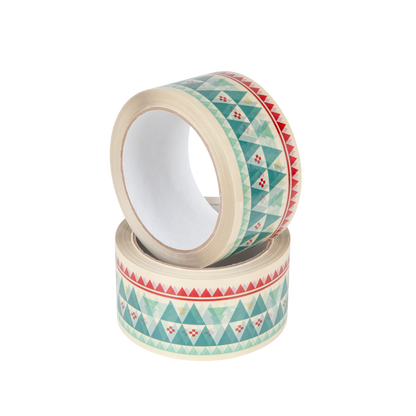 Acrylic silent tape with Christmas tree print - PHOTO HD