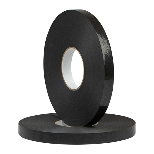 Protective black acoustic tape 20 mm x 40 m