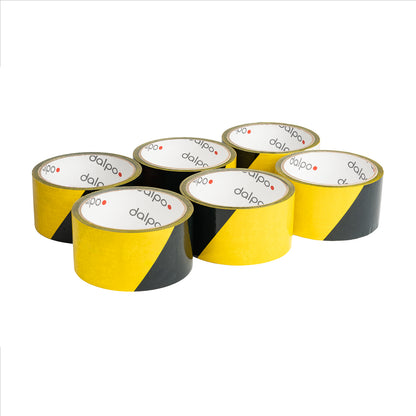 Czarno-żółta taśma ostrzegawcza hot-melt 48 mm x 33 m
