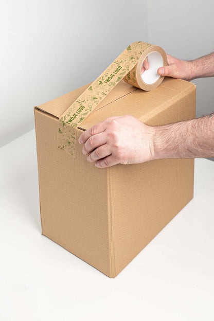 Printed paper hot-melt packing tape with custom logo 48 mm x 60 m