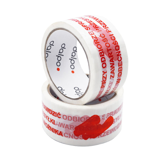 Tape with "Check contents" print 48 mm x 45 m