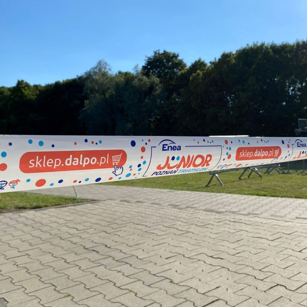 Non-adhesive barrier warning tape with custom print 75 mm x 100m
