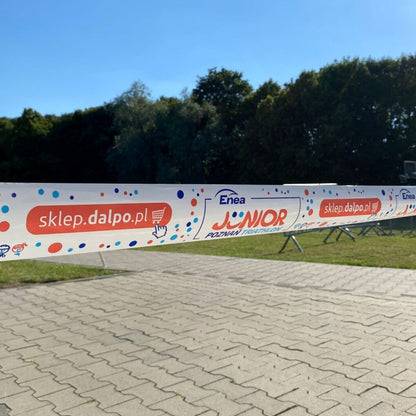 Non-adhesive barrier warning tape with custom print 75 mm x 100m