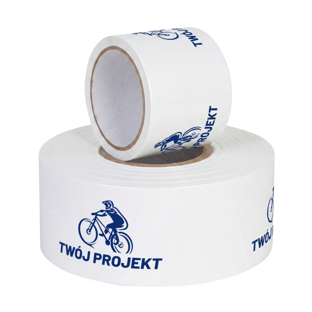 Non-adhesive barrier warning tape with custom print 75 mm x 100m
