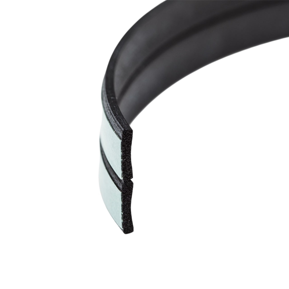 Self-adhesive rubber seal, Cellband profile, 200 meters, 8x2 mm (various colors)