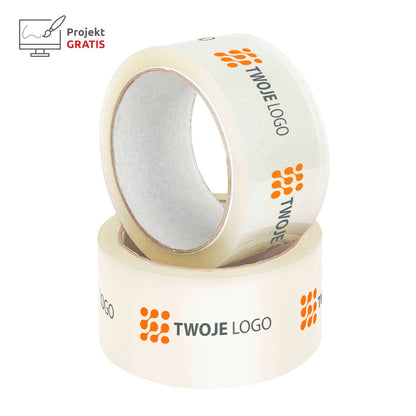 Custom printed and logo adhesive tape, 48 mm x 60 m