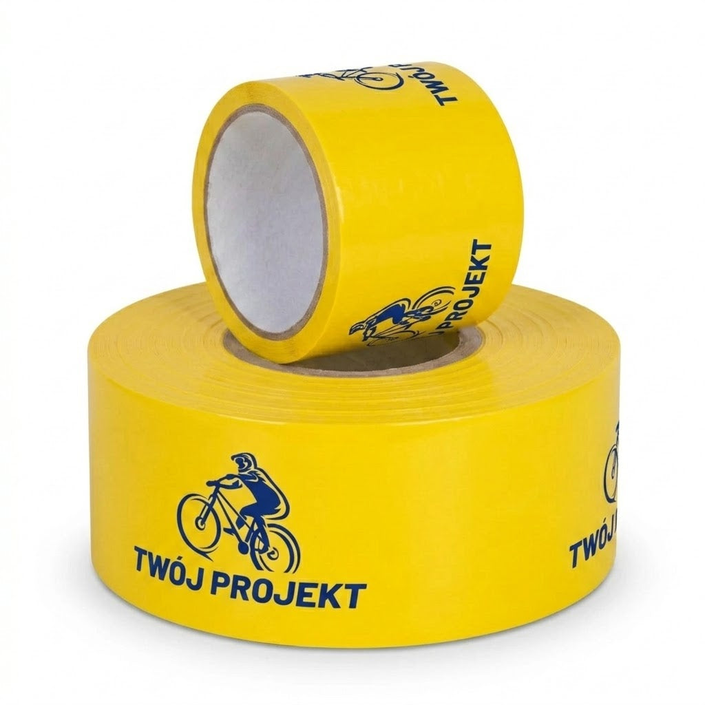 Non-adhesive barrier warning tape with custom print 75 mm x 100m